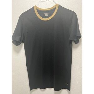 Polo Ralph Lauren Slim Fit Black Crew neck T-Shirts - Sise Medium